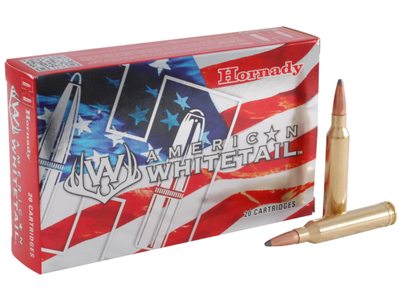 Hornady American Whitetail Ammunition 7mm Remington Magnum 139 Grain Interlock Spire Point 500 rounds