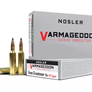 Nosler Varmageddon Ammunition 6.5 Grendel 90 Grain Polymer