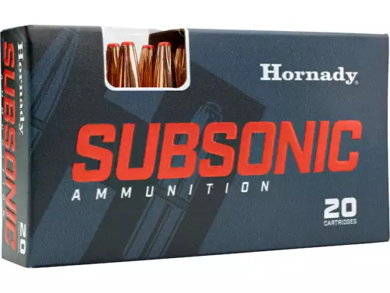 Hornady Subsonic Ammunition 350 Legend 250 Grain SUB-X FTX 500 Round